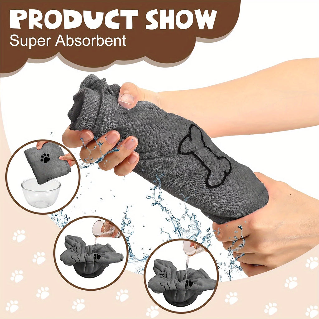 Premium Microfiber Pet Drying Towel