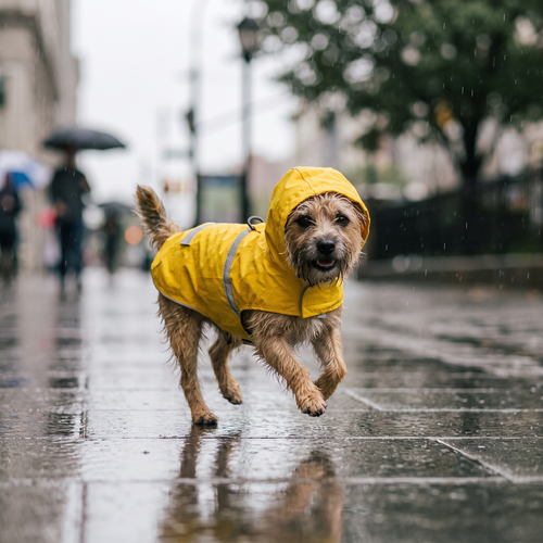 Waterproof Dog Raincoat for Small & Large Dogs | Reflective, Adjustable